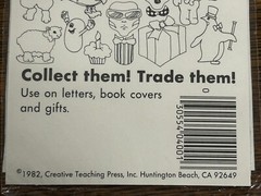 Vintage 1982 CITY SLICKERS Foil Stickers Dress a Cat 2 Sheets CTP Open Package
