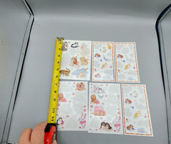 Lot of Hallmark AGC Vintage 80s Stickers Cats Kittens dogs Valentine hearts