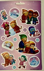 DANIEL TIGER’S NEIGHBORHOOD WINTER STICKER SHEET W/15 THE STICKER SHEET IS 5 3/4