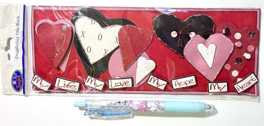 Love Just Jinger Stickers Scrapbooking Card Journal Planner