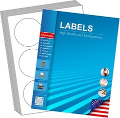 3″ Circle Sticker Labels, Round Printable Sticker to Write On, Sticker Paper …