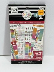 Happy Planner Sticker NURSE 1078 Pieces Me & My Big Ideas Barely Used