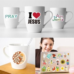 200Pcs Christian Bible Verse Stickers Waterproof for Water Bottles Laptop DIY
