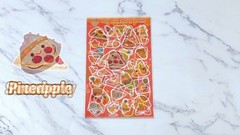 Scented Stickers for Kids – 1500+ Scratch & Sniff Food Theme, 72 Sheets, Classro