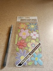Sticko~Pastel Flowers~Vellum Stickers