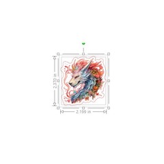 10 Fantasy Dragon Stickers Laptops Notebooks Journals Glossy Scrapbooking