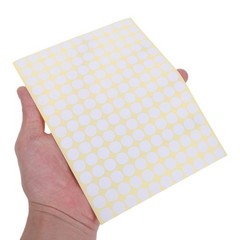 7425 Pcs Mini Round Labels Dot Decals Blank Sticky Glass Jar Stickers Bottle