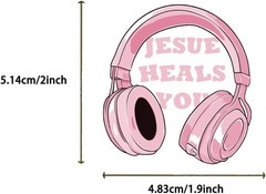 50Pcs Bible Verse Stickers Pink Christian Decals Motivational Sticker