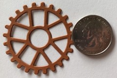 GEAR/SPROCKET Die-Cut (9pc)Steampunk•Cog•Clock Hands•Machine•Antique•Wheel
