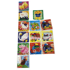 Vintage Medibadge Stickers Emergency Vehicles Farm Animal Fire Truck Police Boat