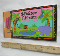 Vtg Sandylion Sticker Album Jungle Tiger Lion Elephants New