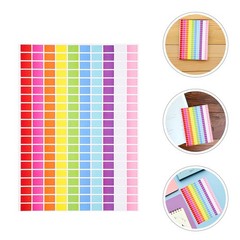 25 Sheet Colorful Name Tag Labels Food Containers Nameplate Desk Tags Decals