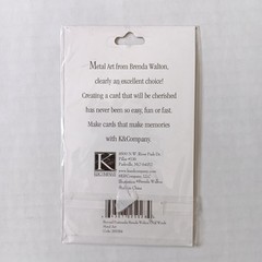 K&Company Beyond Postmarks Brenda Walton Oval Words Metal Art – 4PC