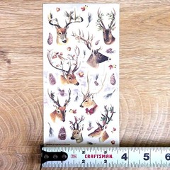 Stickii Club – Deer Stickers – Snow Winter Christmas Sticker Sheet – Crafts