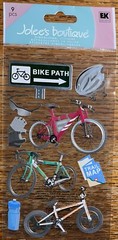 RARE Jolees Biking Bicycle Mountain Bike Path Trail Map Ride Gloves Helmet Water