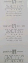 RAINBOW UNICORNS STICKER SHEET PRISMATIC GLITTER JILLSON & ROBERTS HAMBLY