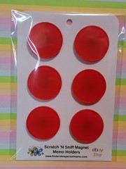 Magnetic Scratch ‘N Sniff Sticker Holders Trend / Everything Smells – Retro 80’s
