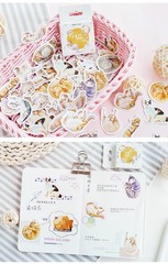 45pcs Kawaii Cute Cats Stickers Pack, Cute Stickers, Kawaii Stickers, Scrapbook