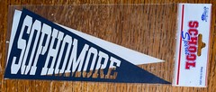 RARE Scrapbook 101, School Spirit ~ Sophomore ~Title Banner Flag High 10th Grade