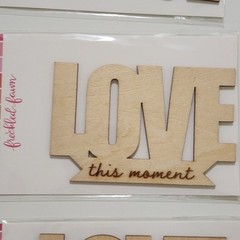 NEW Lot 9 Pkg Freckled Fawn Wood Veneer Words Natural LOVE SMILE 2023 2024 STORY