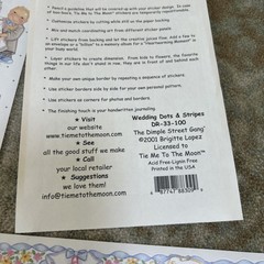 Tie Me To The Moon Dimple Street lot/4Gang Wedding Sticker Sheet ~ Bridesmaid