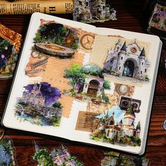 15Pcs Witchcraft Themed PET Stickers Journal Planner Decals Scrapbooking Collage
