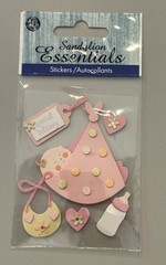 Retired Sandylion Essentials Baby Girl Sticker Packet – New Sealed