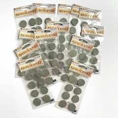 Sticko Architecture Stickers 95 pk Mini Stone Metal Embellishment Lot Dollhouse