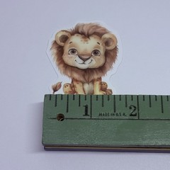 Cute Baby Lion Animal Sticker Vinyl Decal Journal Wall Fun Art Decor Tc9