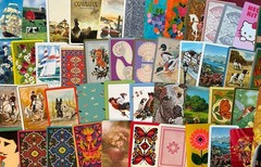 Lot of 150 Single Swap Playing Cards vintage to modern variety collect craft
