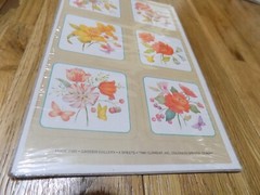 Vintage Flowers Current Daffodils Poppies Sticker Sheet butterfly Garden Gallery
