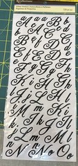 Reflections Glitter Sticker Alphabets / Letters 139 Pc