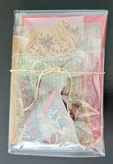 Vintage Christmas Junk Journal Kit Ephemera Bundle Santa Tags Tickets 100+ Pc