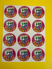 Vintage Trend Enterprises Scratch And Sniff Stinky Stickers Sheet 80’s