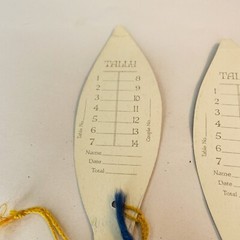 3 Unique Vintage Art Deco 20s Green Leaf Bridge Tally Cards Junk Journal Crafts