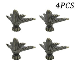 Home Corner Protector Box Decorative Zinc Alloy 42x30mm 4PCS Accessories