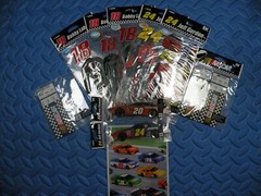 Lot of 9 Nascar Scrapbook Racing Race Cars Stickers