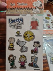 2009 Snoopy 4 Packs Of Stickers To Celebrate PEANUTS 60 YEARS 2 Sheets Each