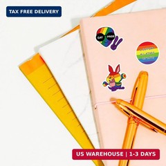 200Pcs Pride Stickers Bulk – Rainbow LGBT Sticker Pack for Laptop, Party, Decor