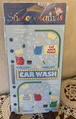 NOS Sealed Vintage Car Wash Stickopotamus Binder Sheet Stickers 90s Y2K Craft