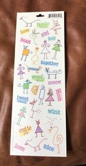 2 HUGE 3 x 12″ MISS ELIZABETH’S Sticker Sheets FAMILY & HOME STICKERS *