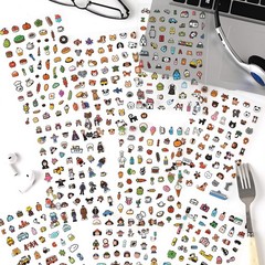 1000+ Tiny Animal Travel Mood Food Cartoon Planners Mini Stickers | For Daily…