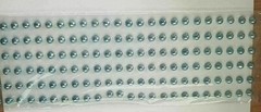 CraftbuddyUS 240 pcs x 6 mm Self Adhesive Round Gems, Color – Electric Blue