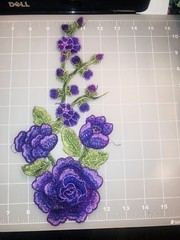 3D Lace Flower Patch Sew-On Applique Rose Flower Patches for Wedding Dress Cloth