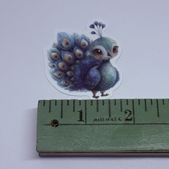 Cute Baby Peacock Animal Sticker Vinyl Decal Journal Wall Fun Art Decor Tc9