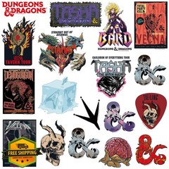 Graphics and More DandD 50ct Vinyl Stickers Pack