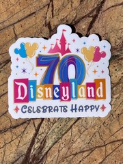 Sticker Pack | Disneyland | 70th Anniversary | Clear
