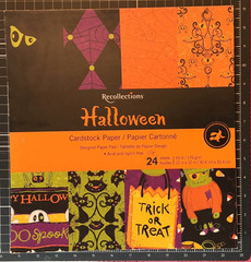 Recollections PARTIAL LOT Halloween BOO 12×12 Paper Sticker Die-Cut Doilies