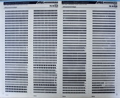 Mecanorma Dry Transfer Lettering Sheet 78.16 CLN #217 EGYPTIENNE BOLD 4.5mm