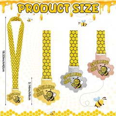3 PCS Spelling Bee Medals Honeycomb Gold Silver Bronze Trophy Awards Ribbon